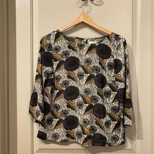 Anthropologie print blouse-size S
